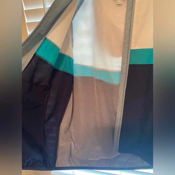 Unisex Adidas Skateboarding BB Packable Wind Jacket White/Teal/Navy - Picture 5 of 8